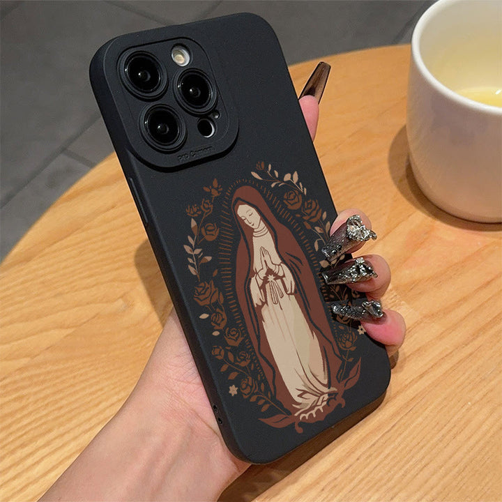 Christianartworkshop Elegant Shining Faith Virgin Mary Phone Case: Catholic Devotion Gift - image 11
