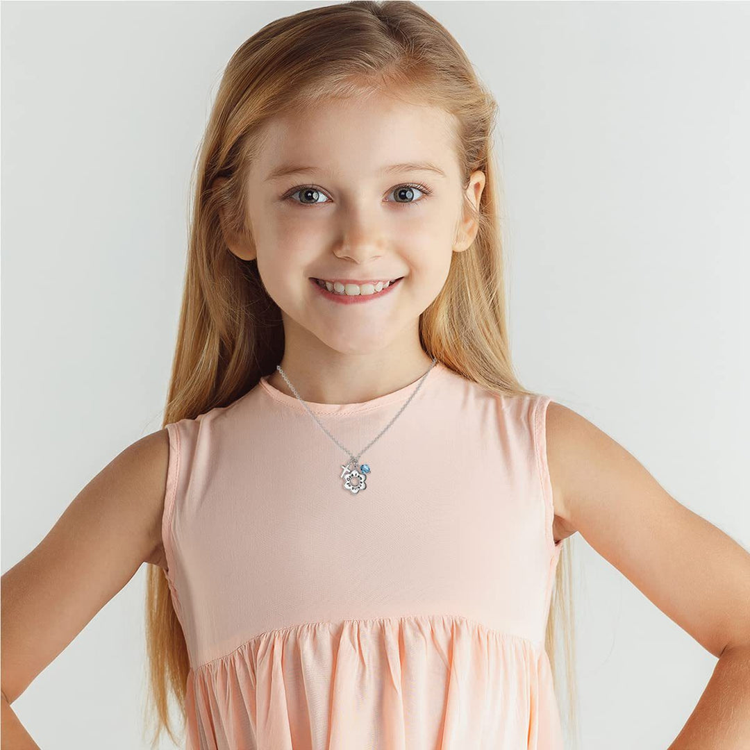 Christianartworkshop Child of God Birthstone Cross Necklace: Faith & Blessings for Every Month - image 3