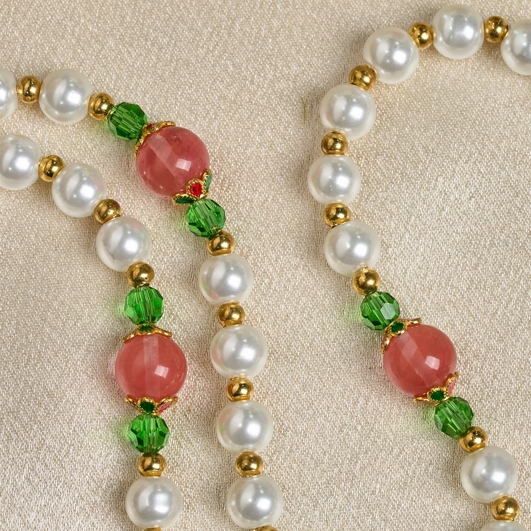 Christianartworkshop Floral Grace Our Lady Rosary with Pink & Purple Beads Accents - image 10