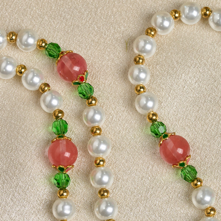 Christianartworkshop Floral Grace Our Lady Rosary with Pink & Purple Beads Accents - image 10