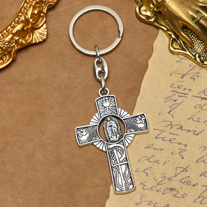 Christianartworkshop Daily Faith First Communion Keychain: Sacred Milestone Companion - image 3