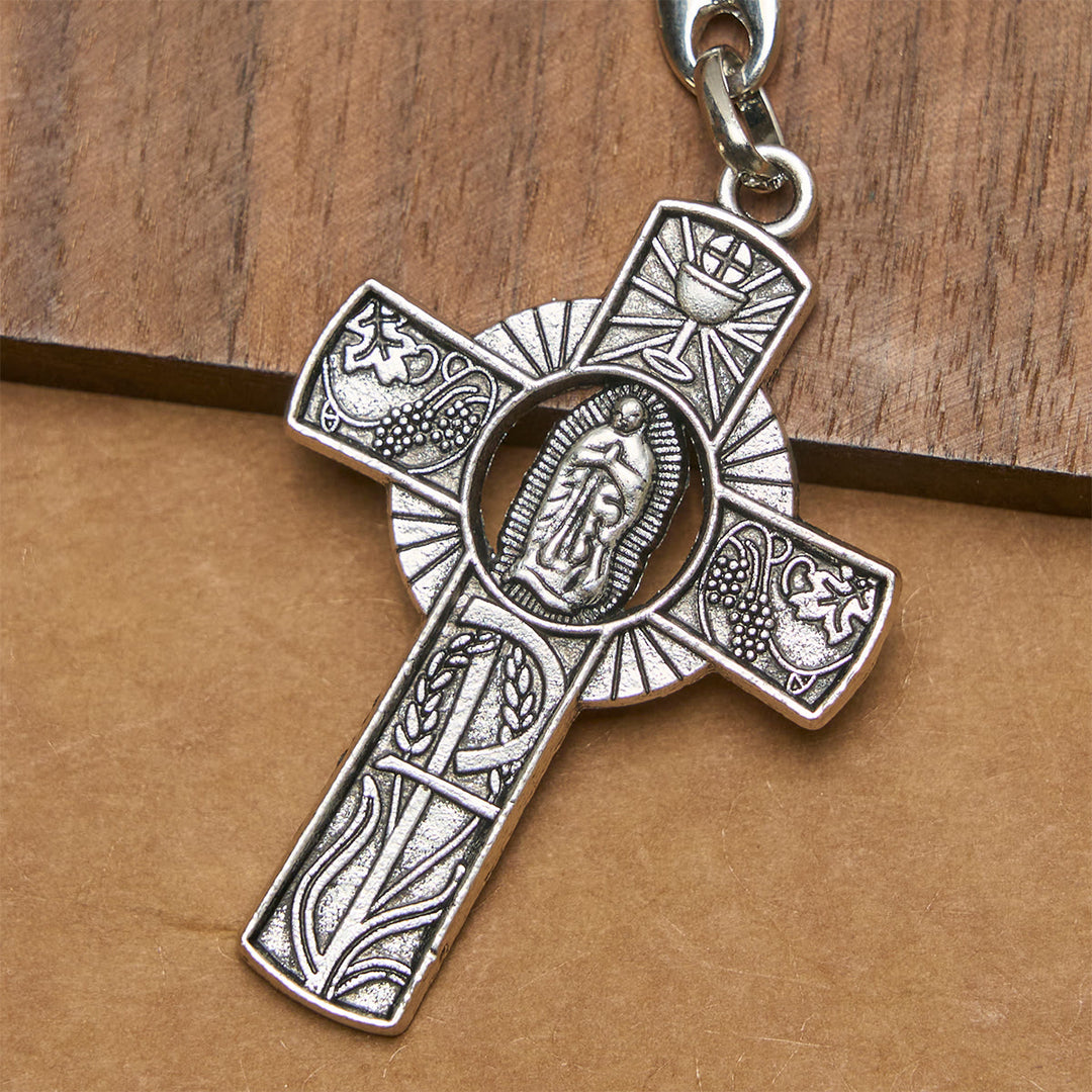 Christianartworkshop Daily Faith First Communion Keychain: Sacred Milestone Companion - image 4