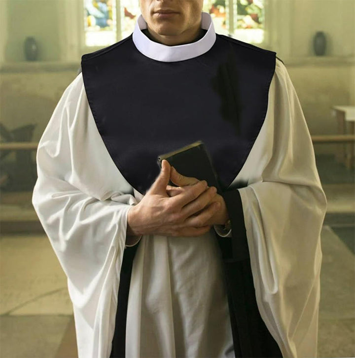 Christianartworkshop Unisex Soft Comfortable Clergy Tab Collar with Insert for Various Activities - Priest Collar - image 0