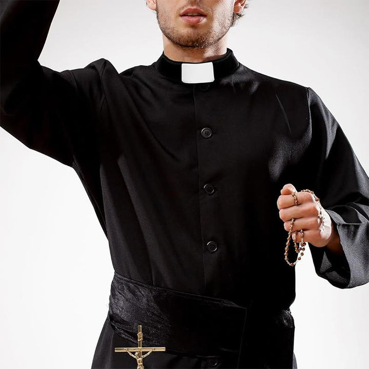 Christianartworkshop Unisex Soft Comfortable Clergy Tab Collar with Insert for Various Activities - image 13