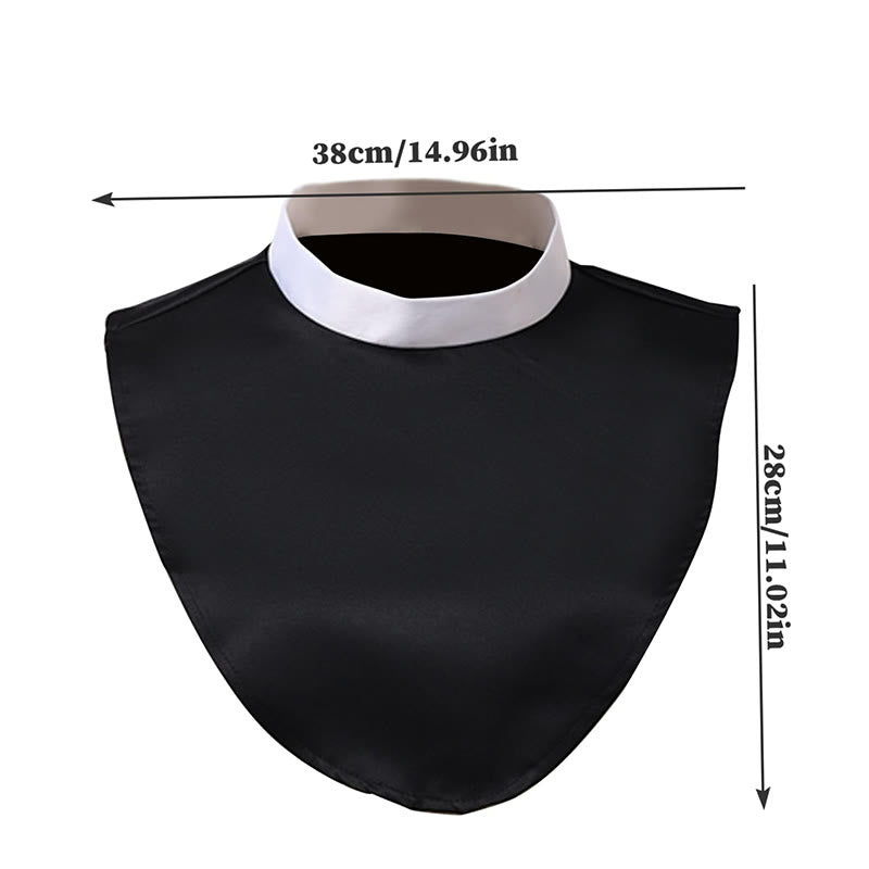 Christianartworkshop Unisex Soft Comfortable Clergy Tab Collar with Insert for Various Activities - image 2