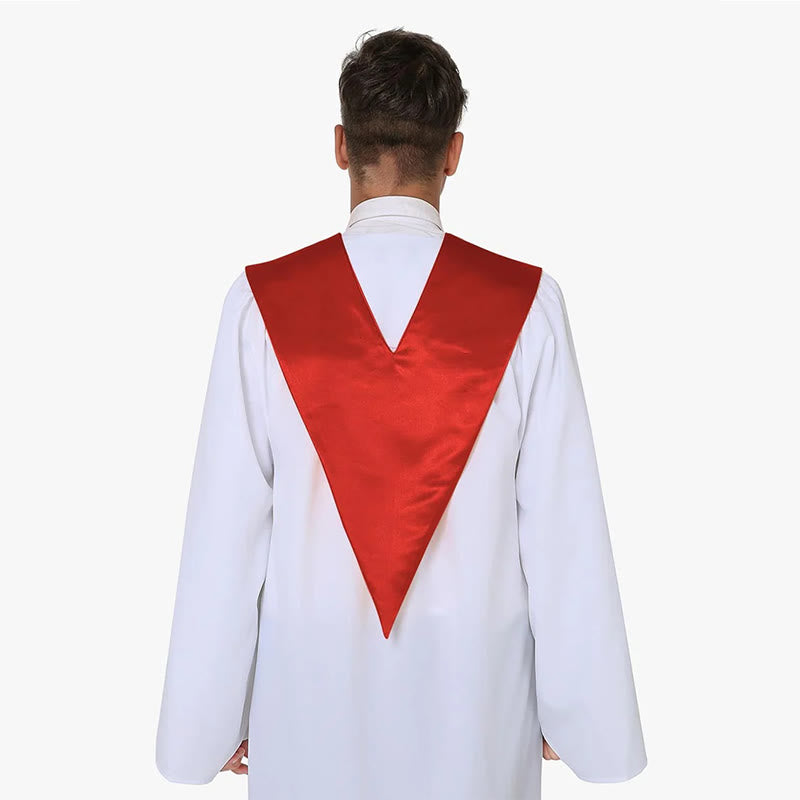 Christianartworkshop Ceremonial Clergy Robe with Wine Red Stole & Embroidered Cross - image 10