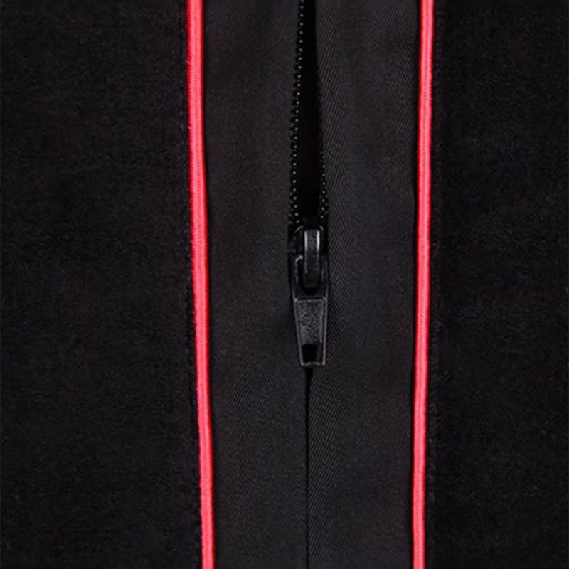 Christianartworkshop Traditional Black Clergy Robe with Red Cross Embroidery & Formal Design - image 7