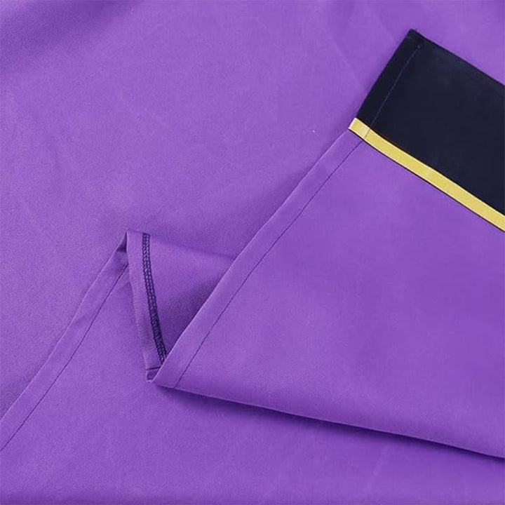 Christianartworkshop Ornate Purple Clergy Robe with Golden Cross & Striped Style - image 7