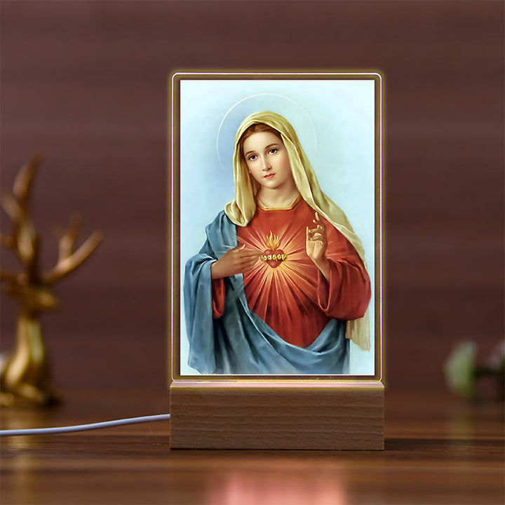 Christianartworkshop Sacred Art Religious Icon Warm Glow Nightlight: Carry Presence Every Night - D - image 4