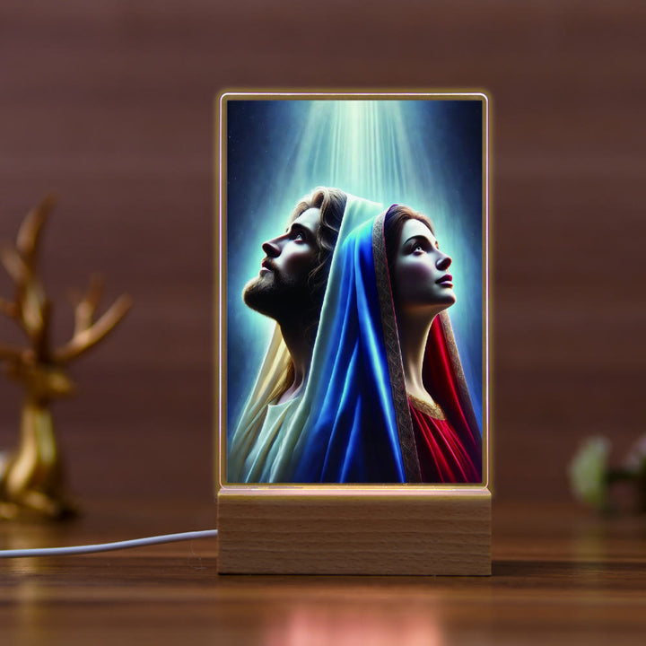 Christianartworkshop Jesus & Mary Religious Nightlight: Inherit Blessed Spiritual Legacy - D - image 4