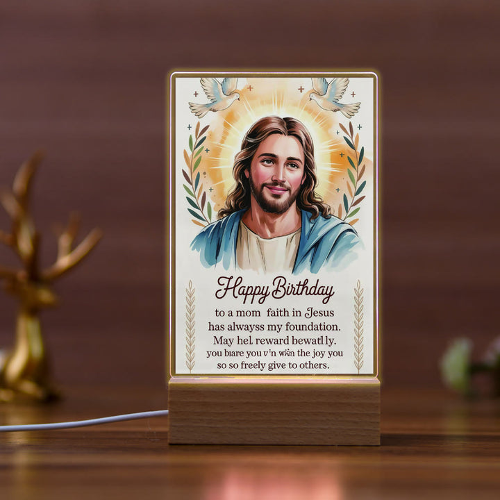 Christianartworkshop Jesus & Mary Religious Nightlight: Inherit Blessed Spiritual Legacy - E - image 5