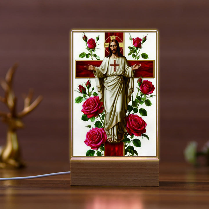 Christianartworkshop Jesus & Mary Religious Nightlight: Inherit Blessed Spiritual Legacy - F - image 6
