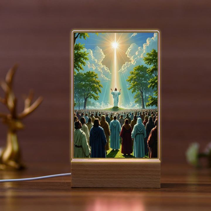 Christianartworkshop Jesus & Mary Religious Nightlight: Inherit Blessed Spiritual Legacy - G - image 7