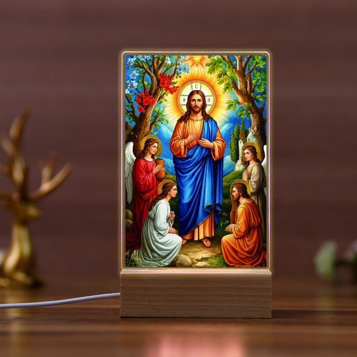 Christianartworkshop Jesus & Mary Religious Nightlight: Inherit Blessed Spiritual Legacy - I - image 9