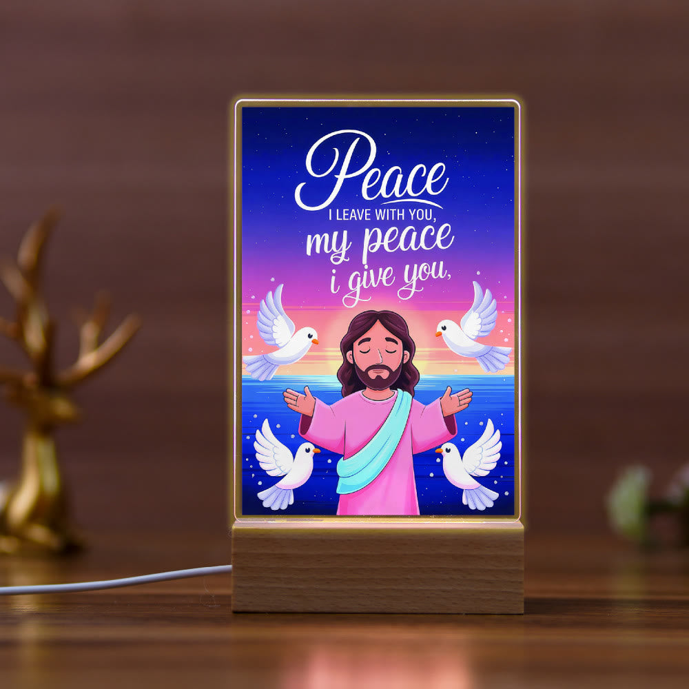 Christianartworkshop Jesus & Mary Religious Nightlight: Inherit Blessed Spiritual Legacy - A - image 1