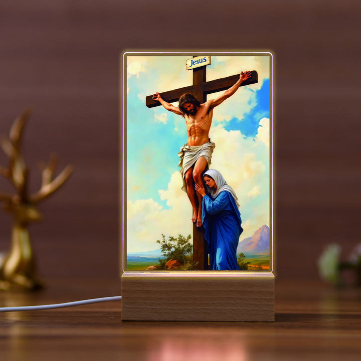 Christianartworkshop Religious Jesus Icon Healing Scene Nightlight: Art & Natural Beauty - C - image 3
