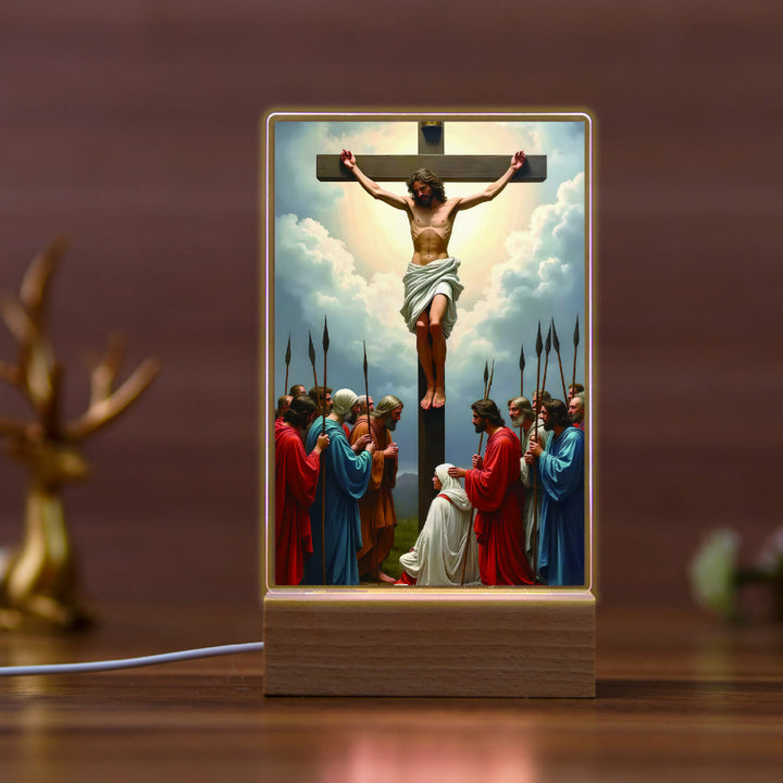 Christianartworkshop Religious Jesus Icon Healing Scene Nightlight: Art & Natural Beauty - F - image 6