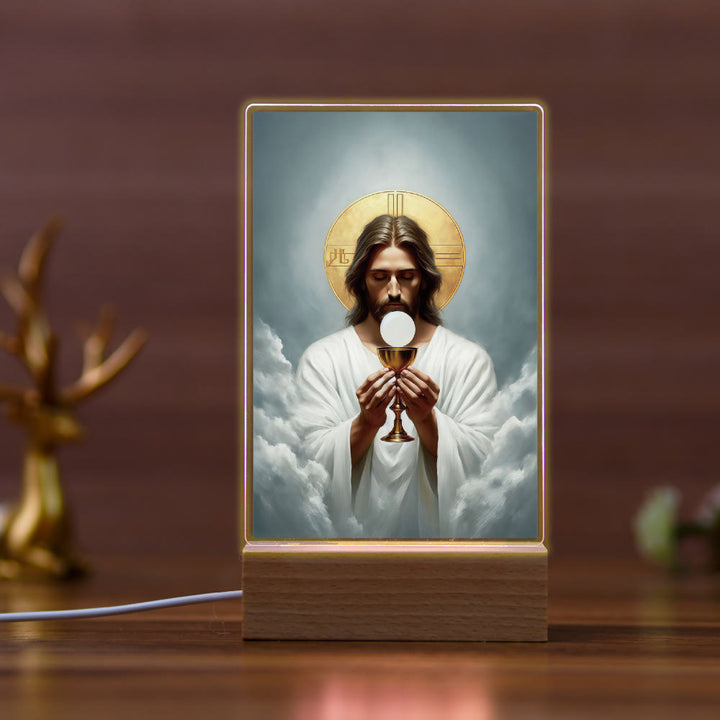 Christianartworkshop Religious Jesus Icon Healing Scene Nightlight: Art & Natural Beauty - I - image 9