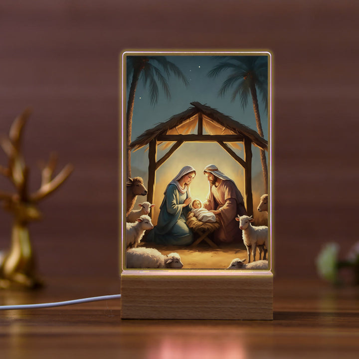 Christianartworkshop Religious Jesus Daily Affection Nightlight: Warm Glow & Loving Message - B - image 2