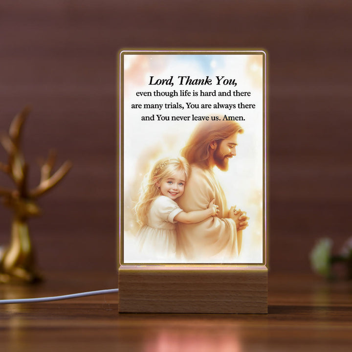 Christianartworkshop Religious Jesus Daily Affection Nightlight: Warm Glow & Loving Message - D - image 4