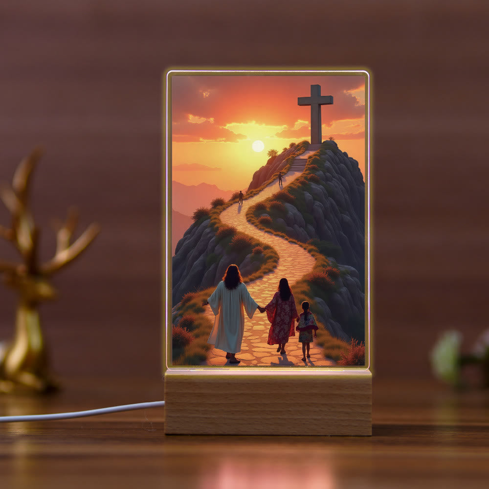 Christianartworkshop Religious Jesus Daily Affection Nightlight: Warm Glow & Loving Message - J - image 10