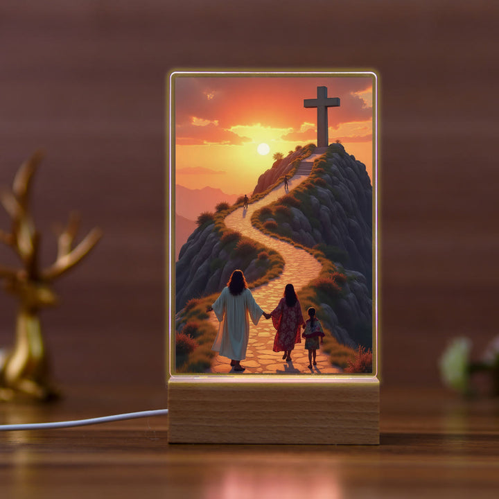 Christianartworkshop Religious Jesus Daily Affection Nightlight: Warm Glow & Loving Message - J - image 10