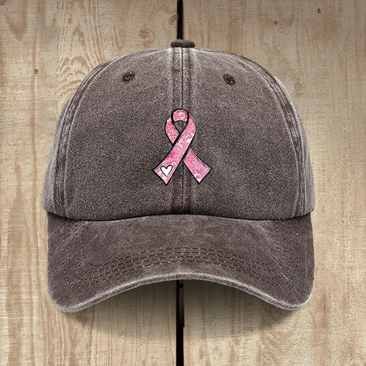 Christianartworkshop God's Healing Prayers Pink Ribbon Hat: Faith Warrior for Cancer Awareness - Coffee - image 12