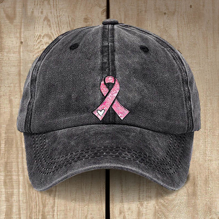 Christianartworkshop God's Healing Prayers Pink Ribbon Hat: Faith Warrior for Cancer Awareness - Black - image 9