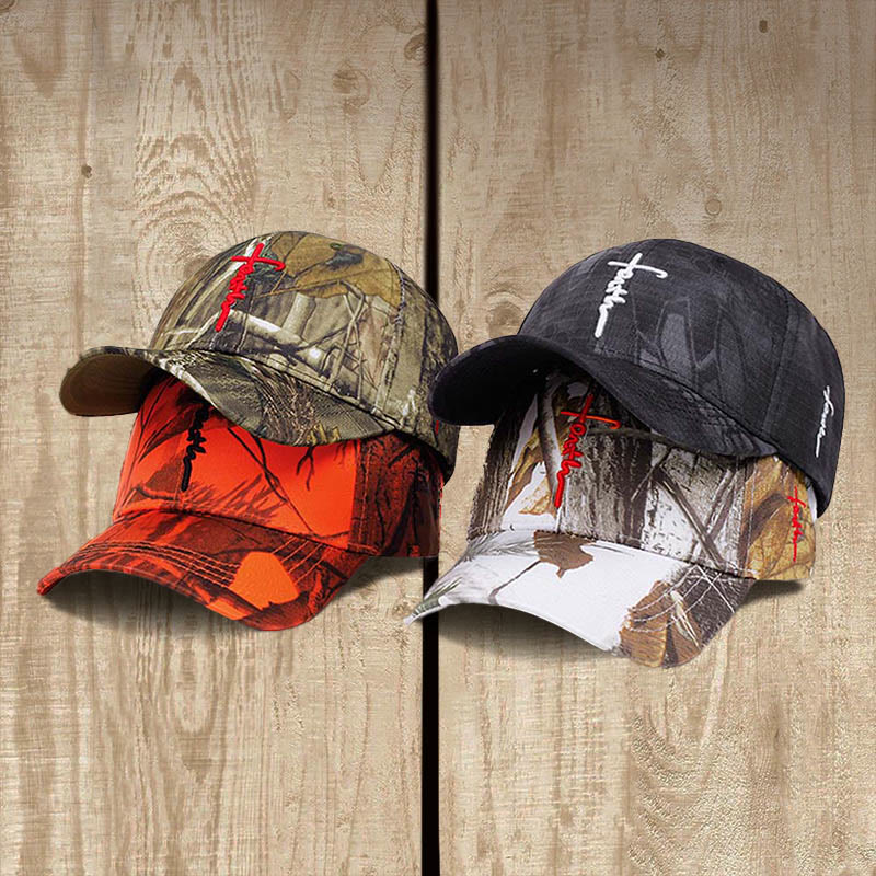 Christianartworkshop Embroidered Faith Cross Baseball Cap: Wear the Armor of Belief - image 2