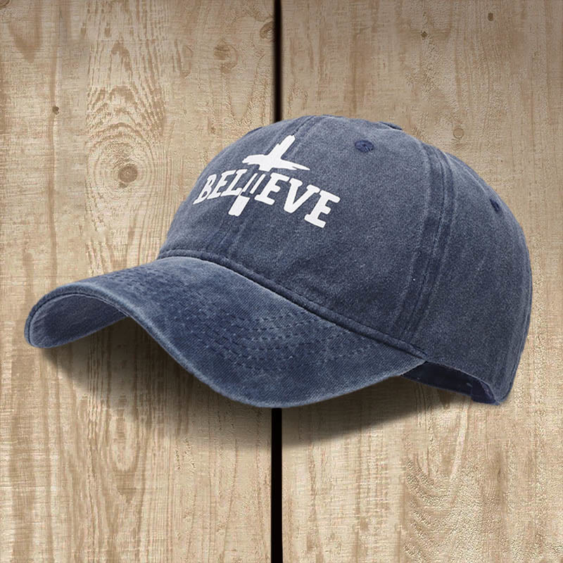 Christianartworkshop Believe in the Cross Baseball Cap: Faith Over Doubt - image 3