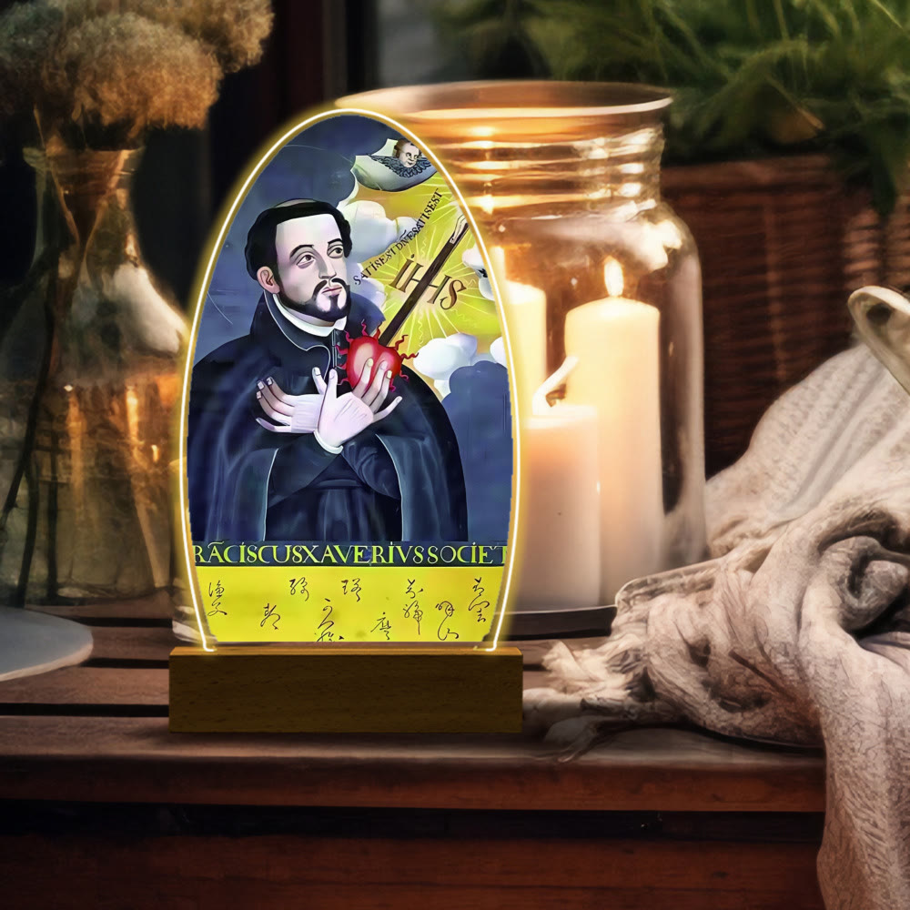 Christianartworkshop Daily Blessing Oval Holy Scenes Night Light: Glowing Halo & Holy Icons - K - image 19