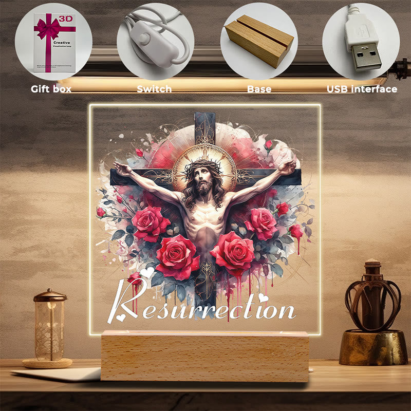 Christianartworkshop Christ Art Scene Night Light: Sacred Icons & Enduring Glow - image 2