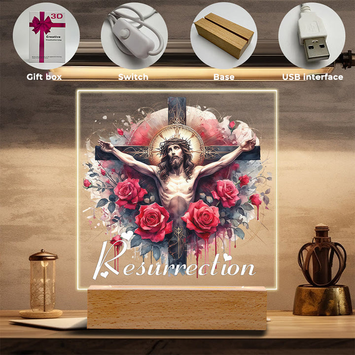 Christianartworkshop Christ Art Scene Night Light: Sacred Icons & Enduring Glow - image 2