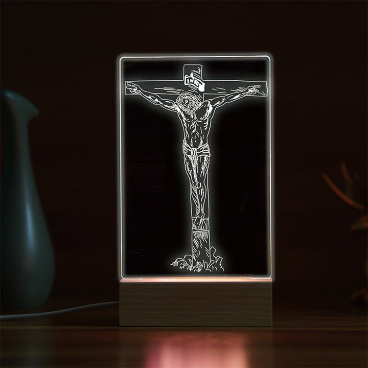 Christianartworkshop Minimalist Sacred Outlines Night Light: Share Divine Bonds - M - image 13