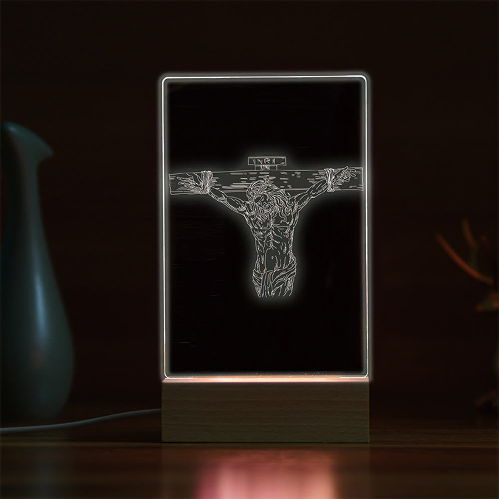 Christianartworkshop Minimalist Sacred Outlines Night Light: Share Divine Bonds - J - image 10