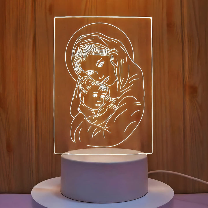 Christianartworkshop Faith-Filled Gift Holy Icons Night Light: Keep Sacred Moments Nearby - P - image 16