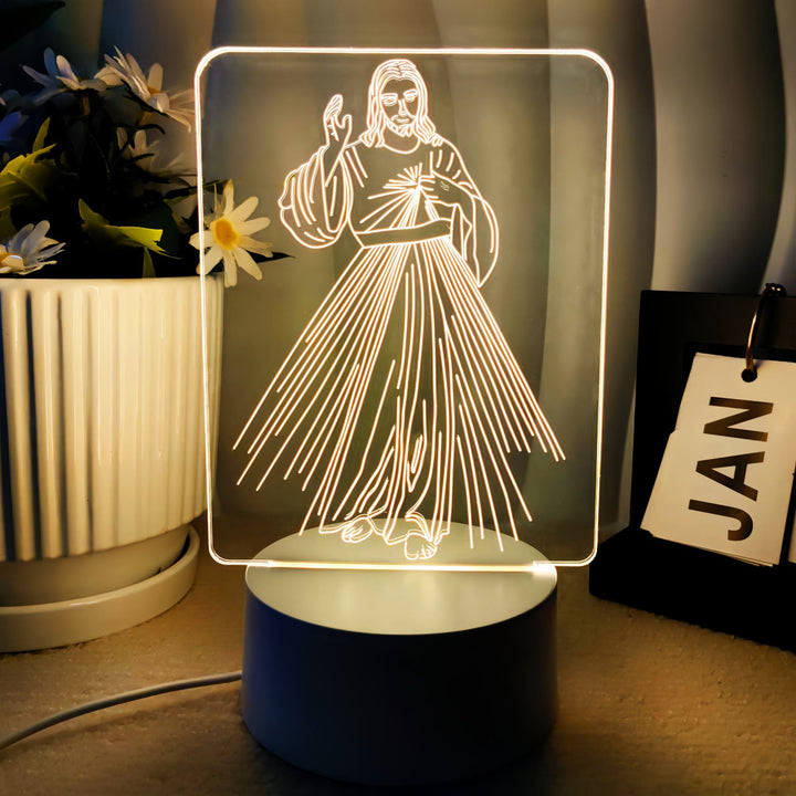 Christianartworkshop Faith-Filled Gift Holy Icons Night Light: Keep Sacred Moments Nearby - N - image 14