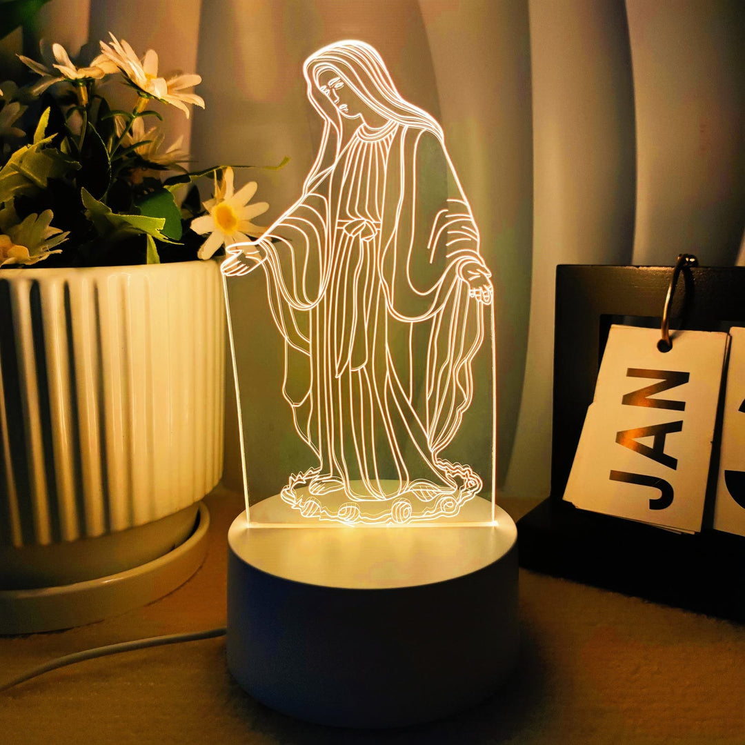 Christianartworkshop Faith-Filled Gift Holy Icons Night Light: Keep Sacred Moments Nearby - I - image 9