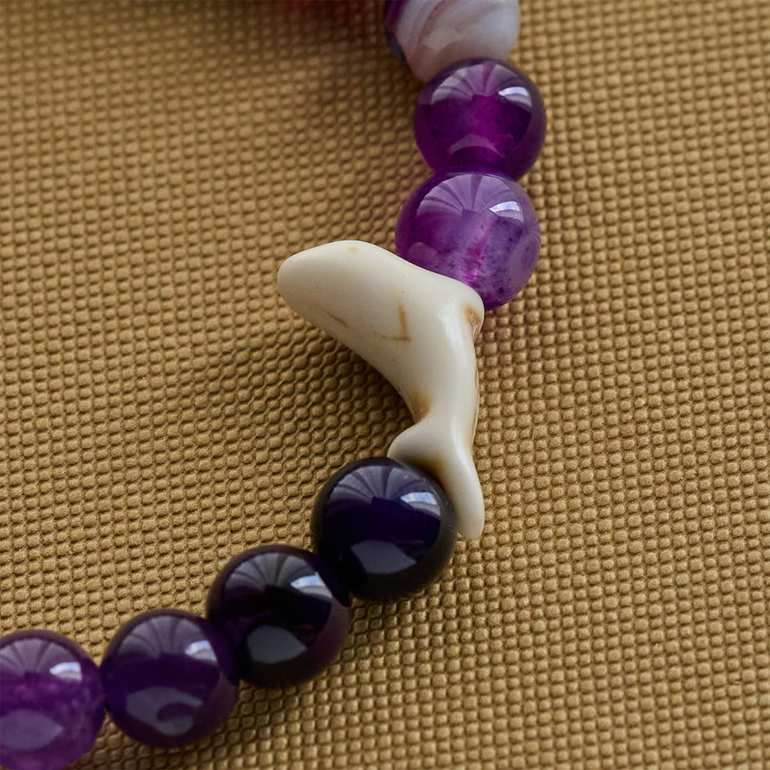 Christianartworkshop Ocean Grace Dolphin Blessing Bracelet with Natural Malachite and Ichthys Charm - image 17