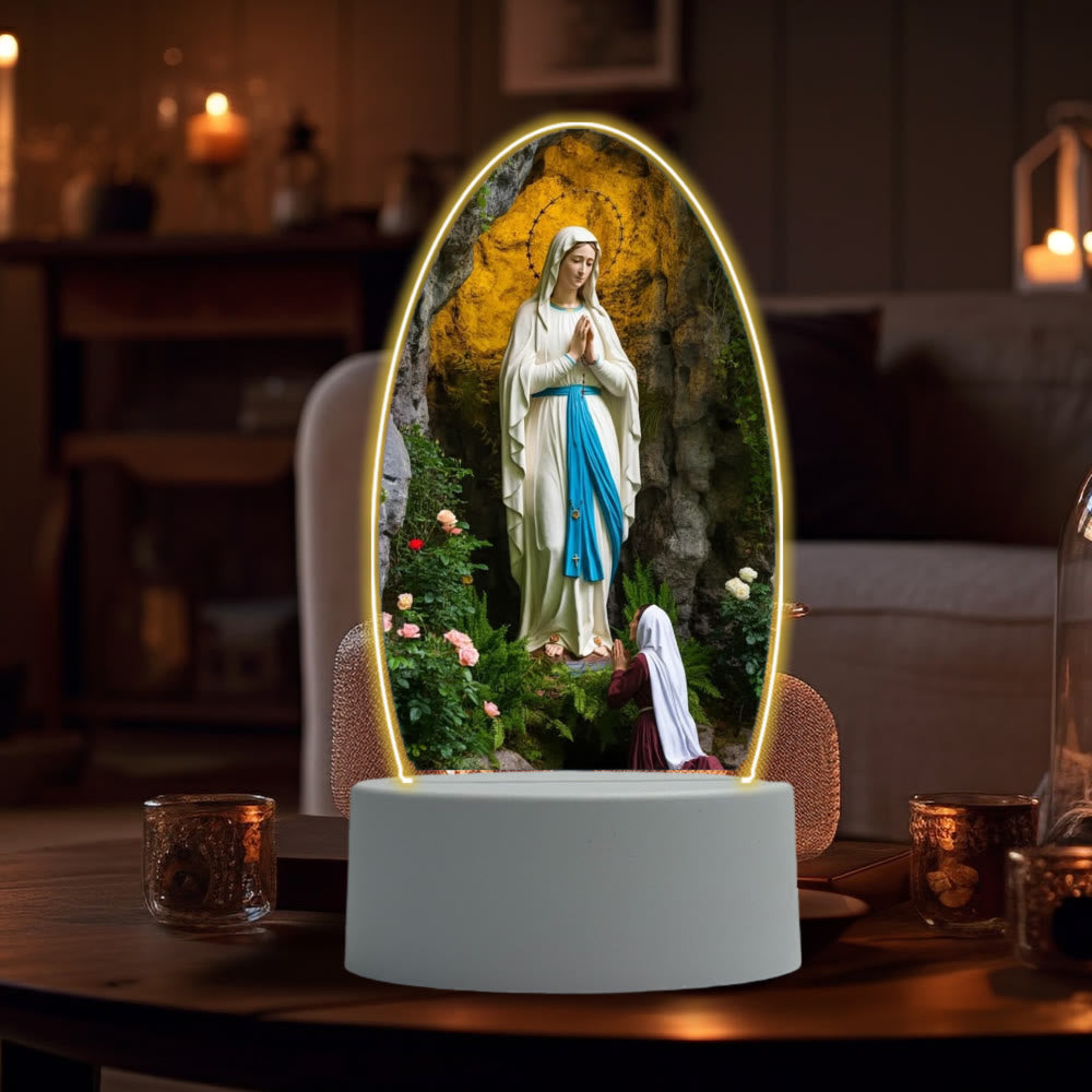 Christianartworkshop Blessed Christian Saints Night Light: Evening Companion for Reflection - A - image 1