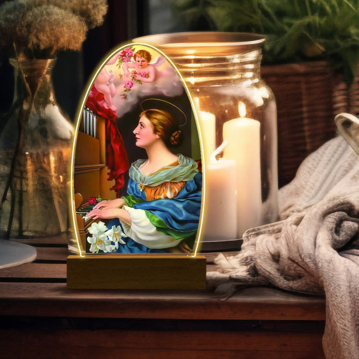 Christianartworkshop Blessed Christian Saints Night Light: Evening Companion for Reflection - E - image 9
