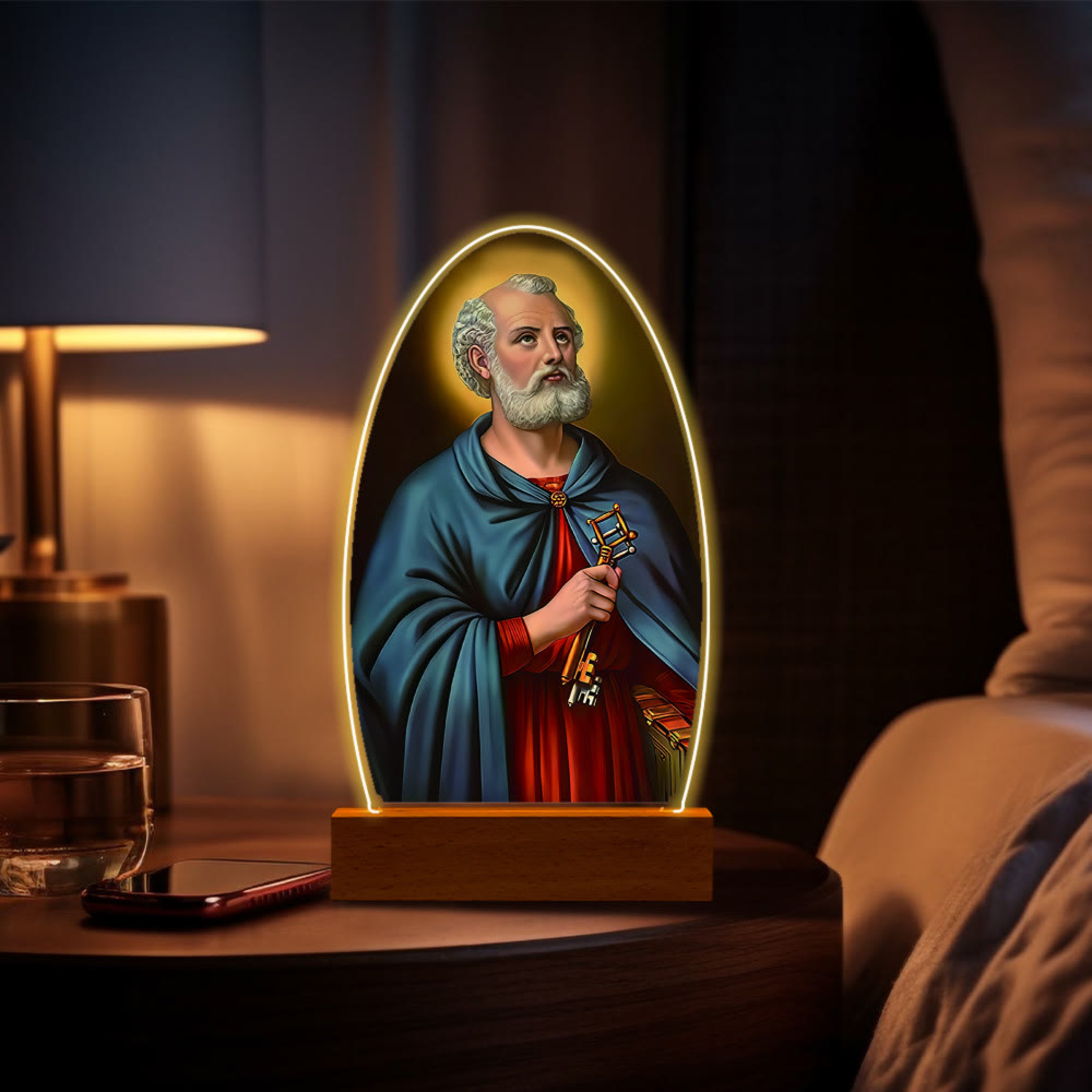 Christianartworkshop Blessed Christian Saints Night Light: Evening Companion for Reflection - H - image 12