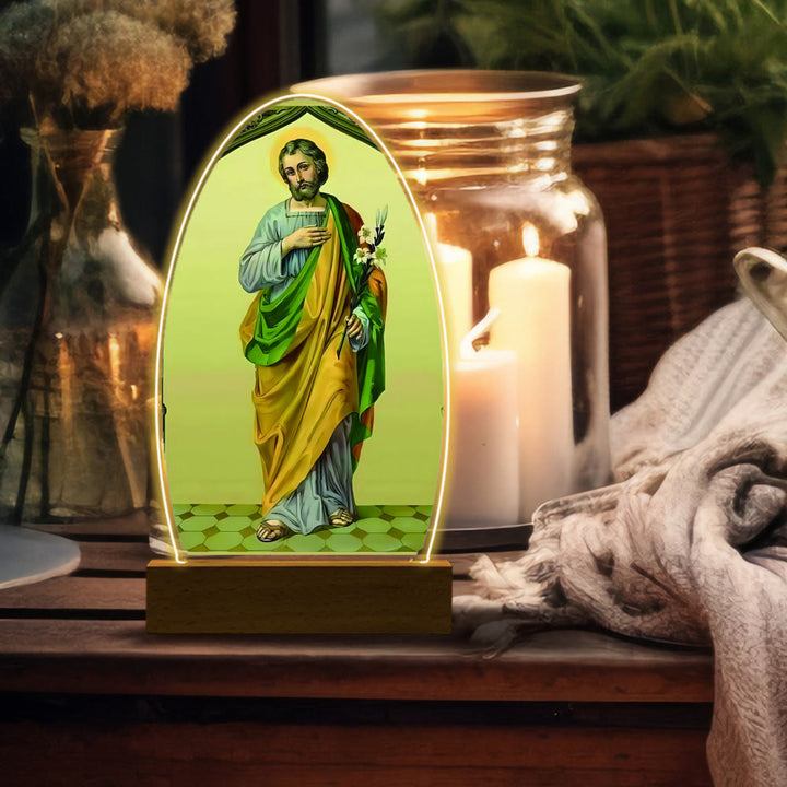 Christianartworkshop Blessed Christian Saints Night Light: Evening Companion for Reflection - J - image 14
