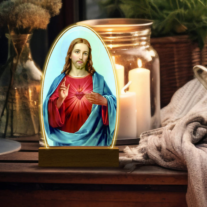 Christianartworkshop Blessed Christian Saints Night Light: Evening Companion for Reflection - K - image 15
