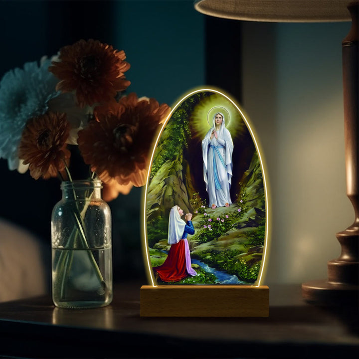 Christianartworkshop Blessed Christian Saints Night Light: Evening Companion for Reflection - M - image 17