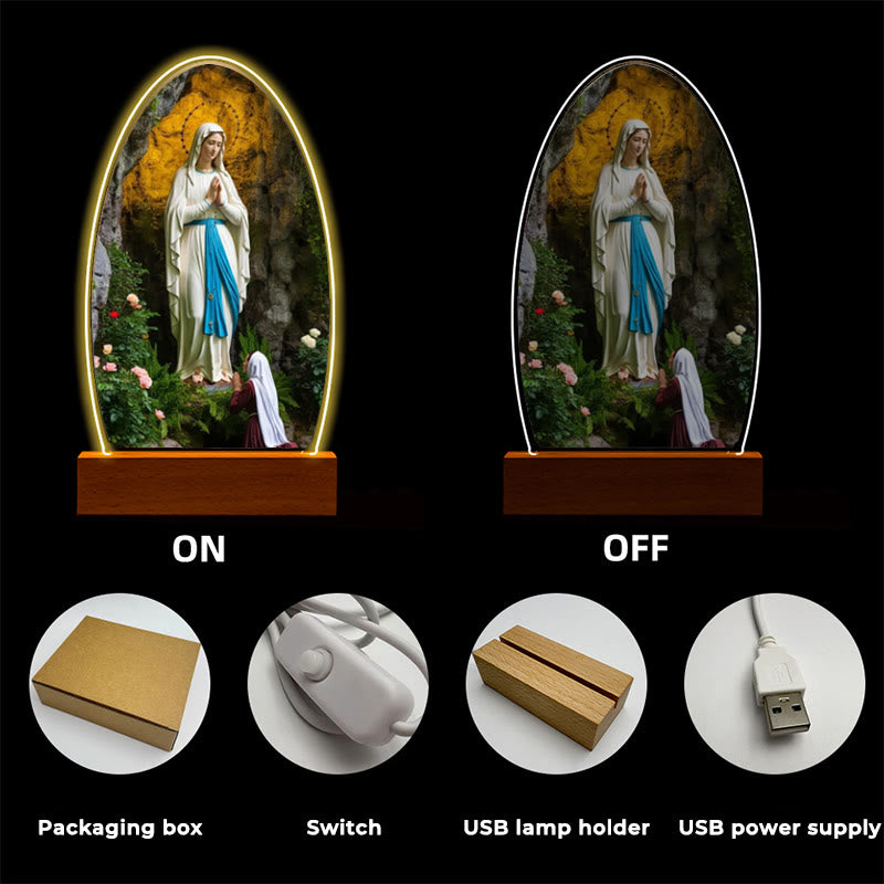 Christianartworkshop Blessed Christian Saints Night Light: Evening Companion for Reflection - image 4
