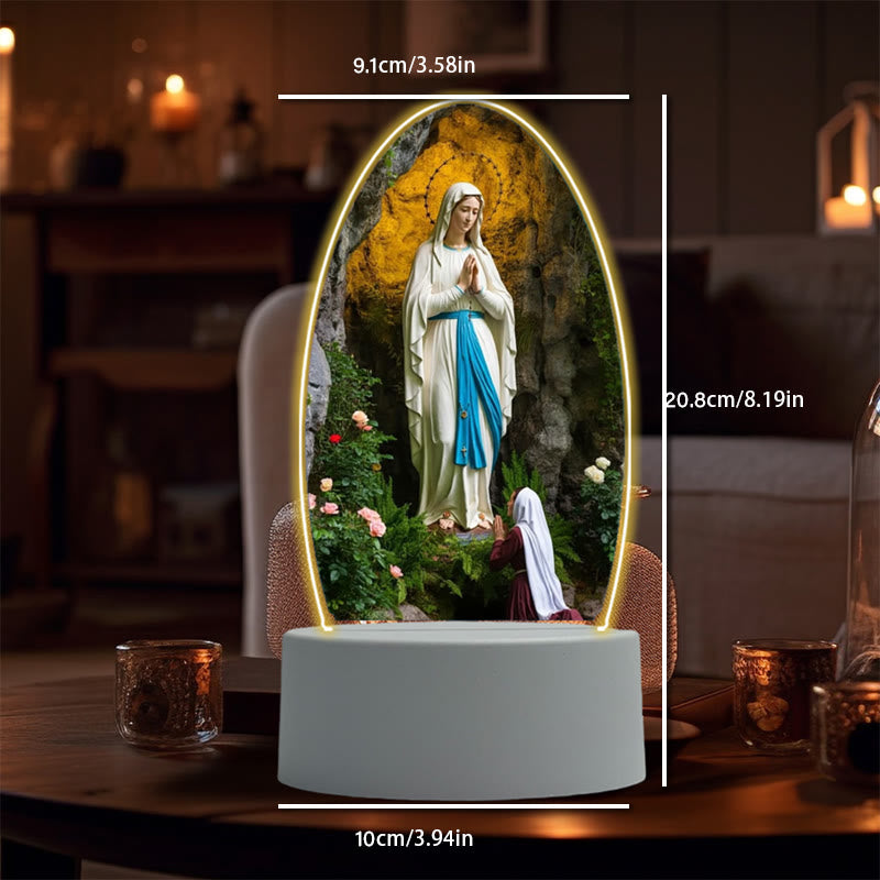 Christianartworkshop Blessed Christian Saints Night Light: Evening Companion for Reflection - image 2