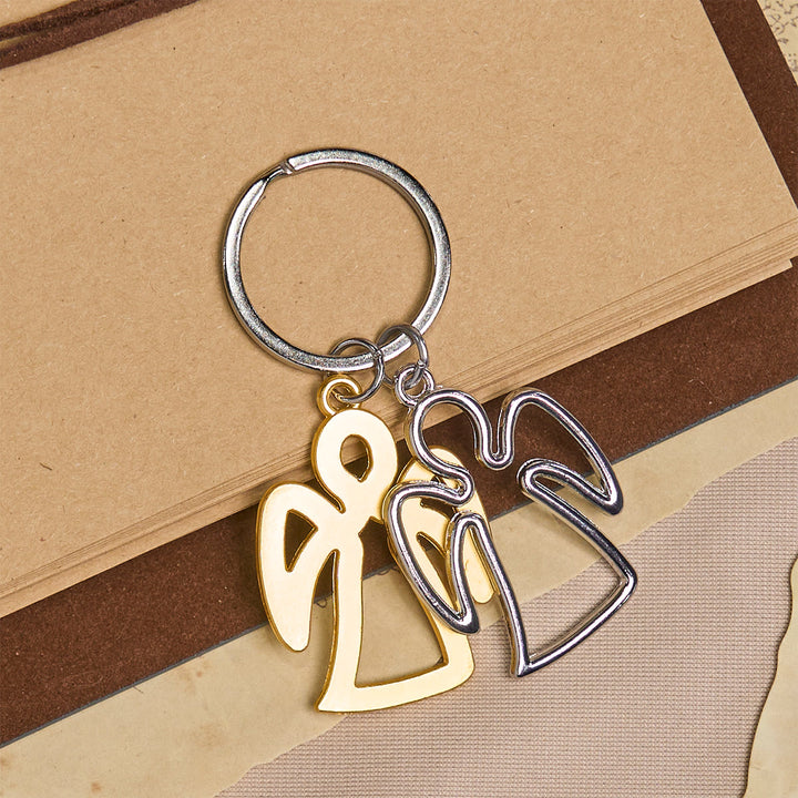 Christianartworkshop Divine Watch Over You Guardian Angel by Your Side Keychain - image 4