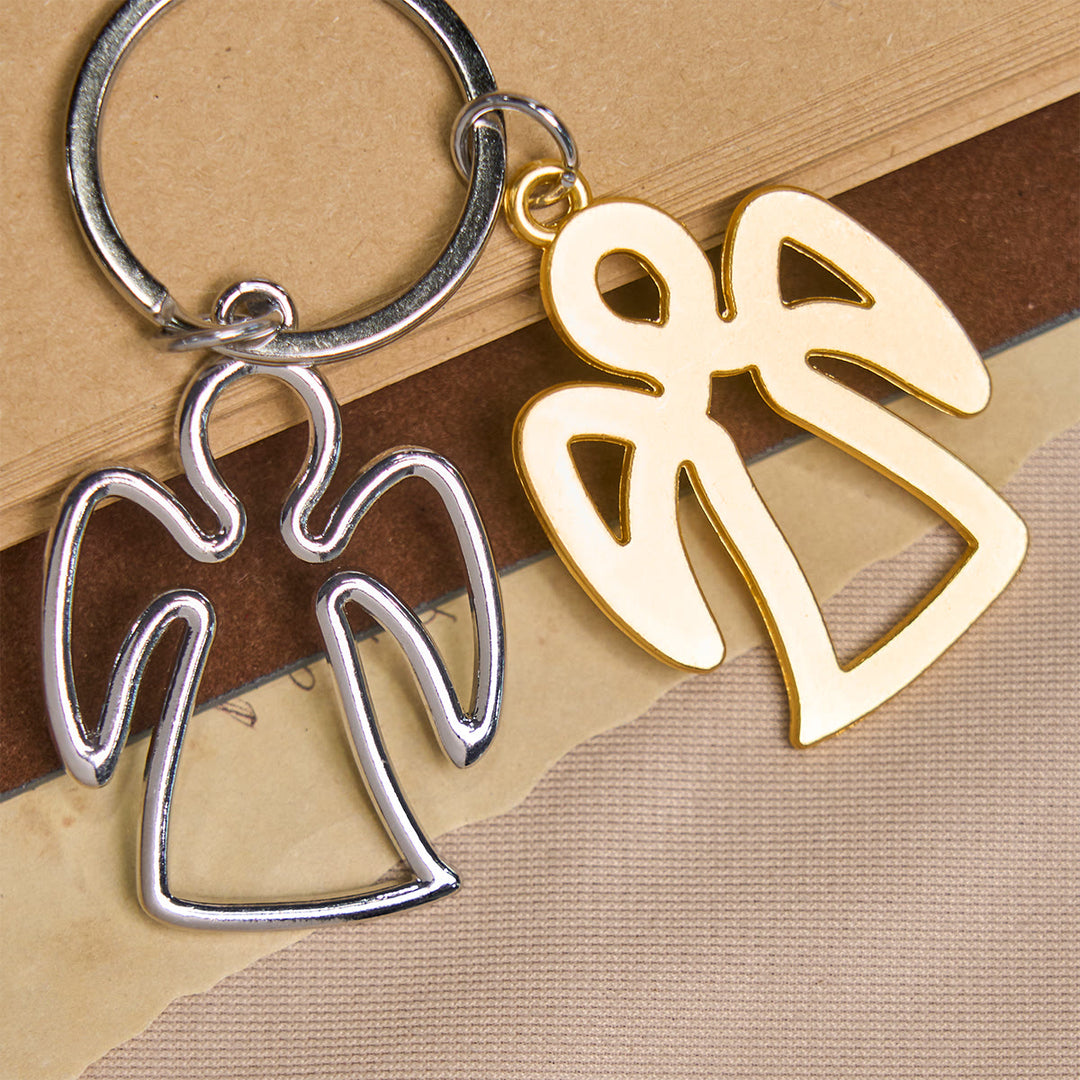 Christianartworkshop Divine Watch Over You Guardian Angel by Your Side Keychain - image 6