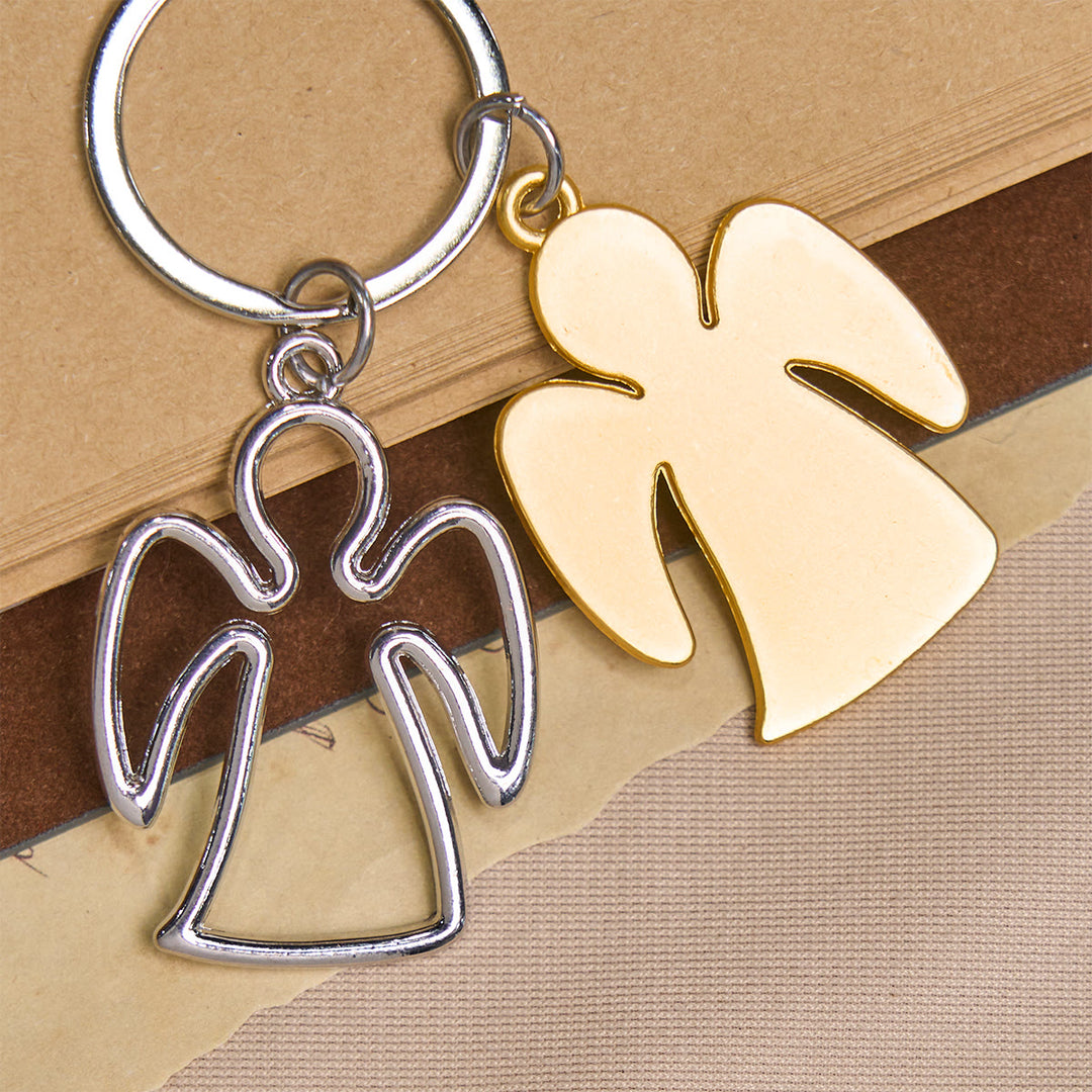Christianartworkshop Divine Watch Over You Guardian Angel by Your Side Keychain - image 5